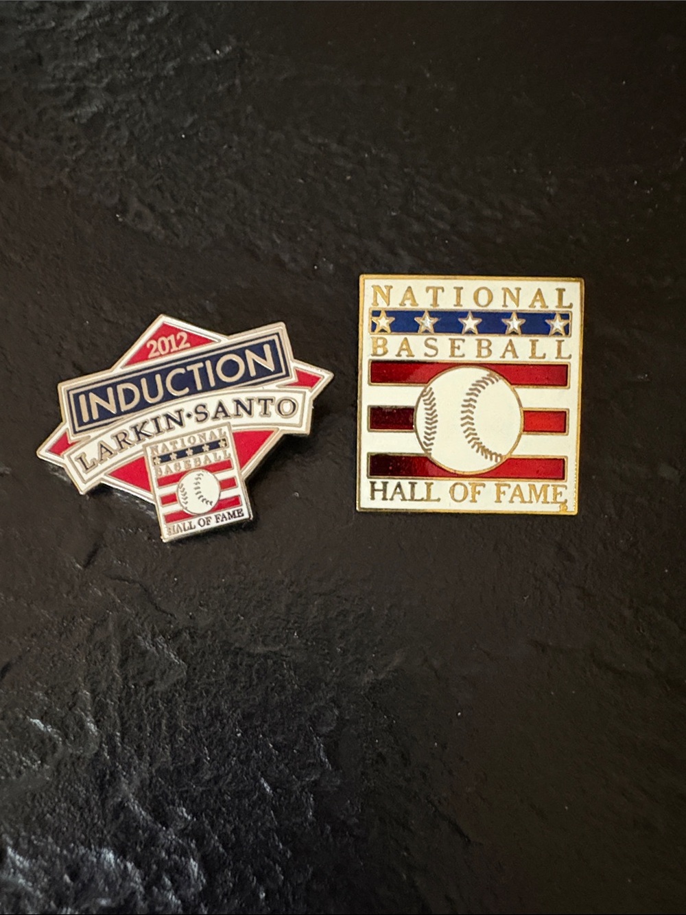 National Baseball Hall of Fame Induction Pins - Red, White & Blue 2012